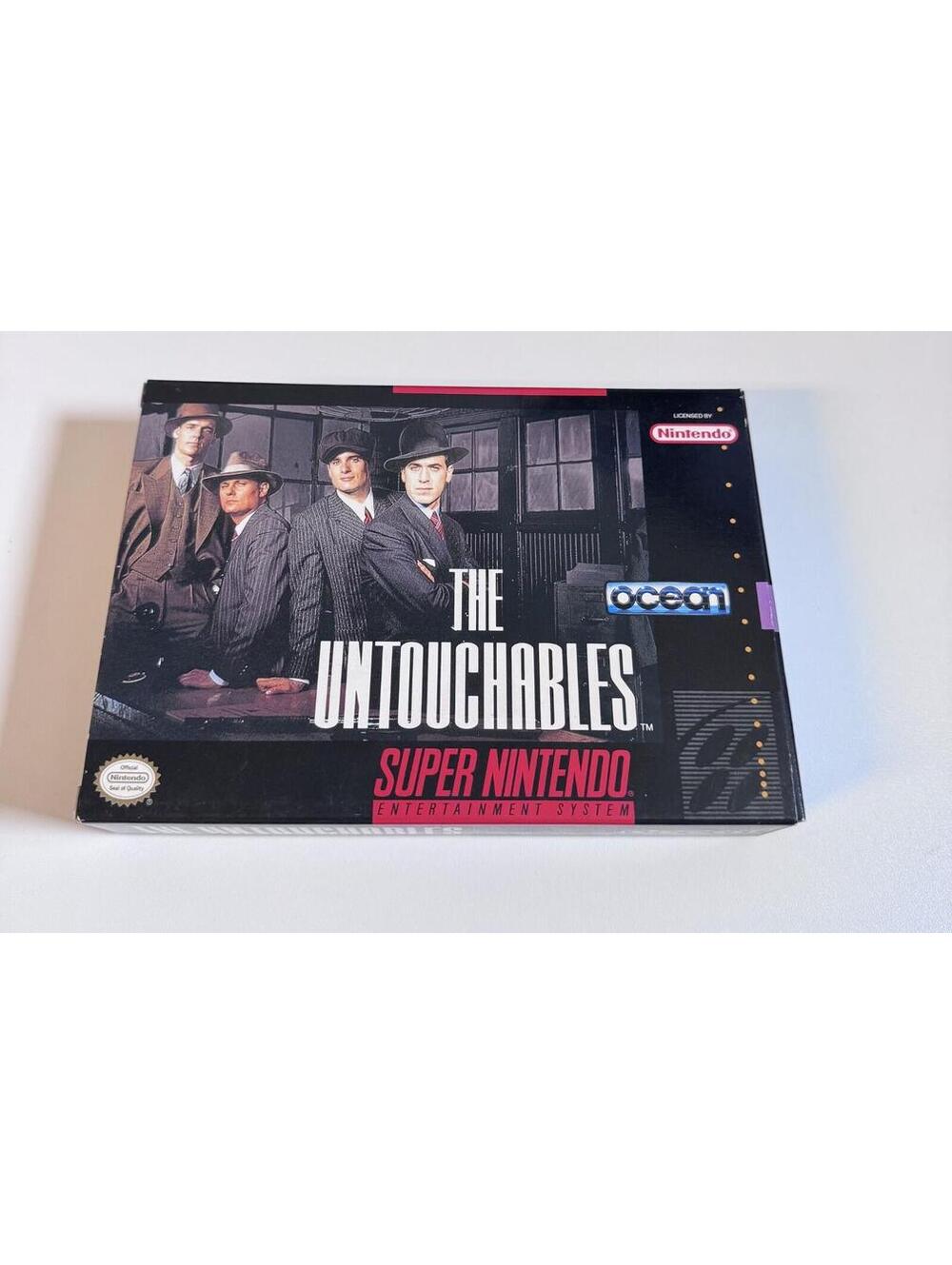 The Untouchables Super Nintendo Video Game CIB Complete Tested